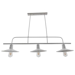 Φωτιστικό Οροφής- Ράγα Billiard White 01010 GloboStar Μέταλλο