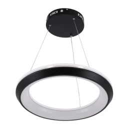 Φωτιστικό Οροφής Melina 61043 Led 55W Φ48cm Black GloboStar Πλαστικό