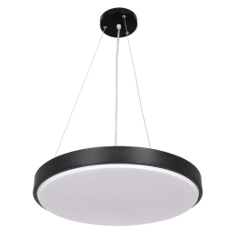 Φωτιστικό Οροφής Casper 61019 Led 76W Φ45cm Black GloboStar Πλαστικό