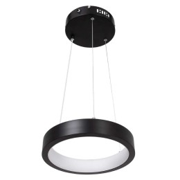 Φωτιστικό Οροφής Nemesis 61152 Led 20W Φ25cm Black GloboStar Μέταλλο