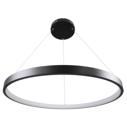 Φωτιστικό Οροφής Nemesis 61161 Led 67W Φ80cm Black GloboStar Μέταλλο