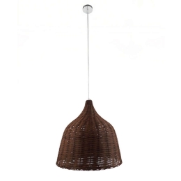 Φωτιστικό Οροφής Bahamas 01368 1xΕ27 Φ45x47cm Dark-Brown GloboStar