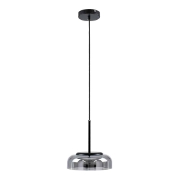 Φωτιστικό Οροφής Charlotte 00743 Led 5W Φ23x23cm Fume-Black GloboStar