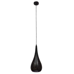 Φωτιστικό Οροφής Corona 01589 1xΕ27 Φ20x46cm Black-Gold GloboStar