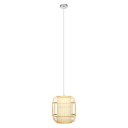 Φωτιστικό Οροφής De Paris 01633 1xΕ27 Φ26x32cm Beige GloboStar