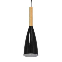 Φωτιστικό Οροφής Dillon 00877 1xΕ27 Φ11x36cm Black GloboStar