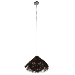 Φωτιστικό Οροφής Magie 01600 1xΕ27 Φ50x30cm Dark Brown GloboStar