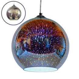 Φωτιστικό Οροφής Mars 01347 1xΕ27 Φ25x22,5cm Nickel GloboStar