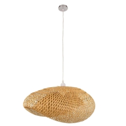 Φωτιστικό Οροφής Mexico 00720 1xΕ27 85x55x36cm Beige GloboStar