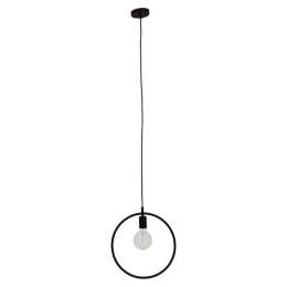 Φωτιστικό Οροφής Omicron 01578 1xΕ27 Φ33 Φ33x4x33cm Black GloboStar