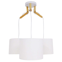 Φωτιστικό Οροφής Ramson 01526 3xΕ27 Φ67x65cm White GloboStar