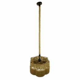 Φωτιστικό Οροφής Tondo 01604 1xΕ27 Φ38x21cm Beige GloboStar