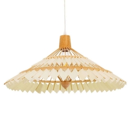 Φωτιστικό Οροφής Ventalia 00896 1xΕ27 Φ60x30cm Brown GloboStar