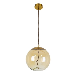 Φωτιστικό Οροφής Axton 00748 7W Led Φ30x30cm Clear Honey GloboStar