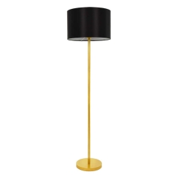 Φωτιστικό Δαπέδου Ashley 00825 1xE27 Με Καπέλο Φ40cm 148cm Black-Gold GloboStar