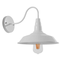 Φωτιστικό Τοίχου - Απλίκα Sord 01066 1xE27 Φ26x37x32cm White GloboStar
