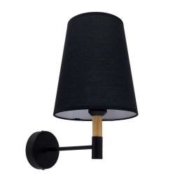 Φωτιστικό Τοίχου - Απλίκα Lydford 01432 1xE27 Φ20x36cm Black GloboStar