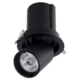 Φωτιστικό Οροφής - Σποτ Χωνευτό Virgo-M 60309 12W Led Φ11x11,5cm Black GloboStar