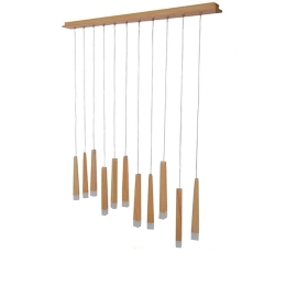 Φωτιστικό Οροφής Calista 10001254 Led 120x8x33cm Natural GloboStar