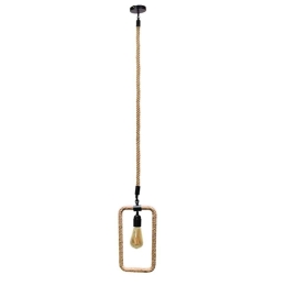 Φωτιστικό Οροφής Leila 10001237 E27 33x18x22cm Beige-Black GloboStar