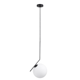 Φωτιστικό Οροφής Monroe 00957 E27 Φ30x75cm White-Black GloboStar