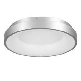 Φωτιστικό Οροφής Πλαφονιέρα Salem 61234 Led 75W Φ45cm Silver GloboStar