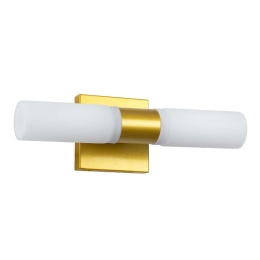 Φωτιστικό Τοίχου - Απλίκα  Anais 60409 34x12x11cm Gold GloboStar Αλουμίνιο,Γυαλί