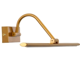 Φωτιστικό Τοίχου - Απλίκα Mira 60435 Led 12W 60x20x13cm Bronze GloboStar Αλουμίνιο