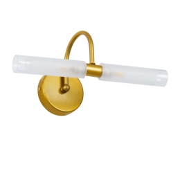 Φωτιστικό Τοίχου - Απλίκα  Paola 60417 31x16x15cm Gold GloboStar Αλουμίνιο,Γυαλί