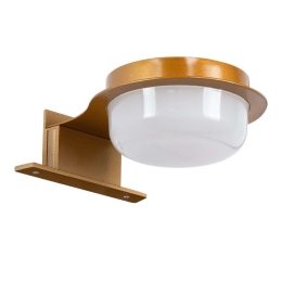 Φωτιστικό Τοίχου-Απλίκα Kiara 60403 10x13x3cm LED 5W 560lm IP44 Bronze GloboStar
