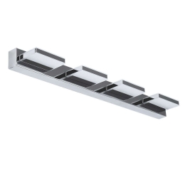 Φωτιστικό Τοίχου - Απλίκα Karla 60456  Led 14W IP44 60x9x5cm Silver GloboStar Αλουμίνιο