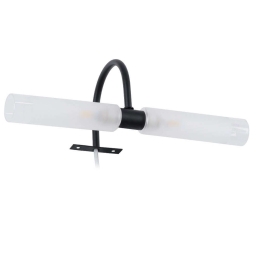Φωτιστικό Τοίχου - Απλίκα Flora 60412 G9 IP44 31x13x12cm Black GloboStar Αλουμίνιο,Γυαλί