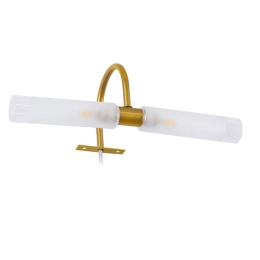 Φωτιστικό Τοίχου - Απλίκα Flora 60413 G9 IP44 31x13x12cm Gold GloboStar Αλουμίνιο,Γυαλί