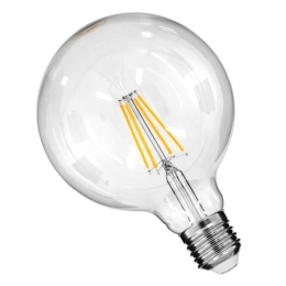 Λαμπτήρας Led Long Filament 99013 G125 E27 8W 880lm Dimmable Clear GloboStar