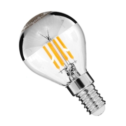 Λαμπτήρας Led Filament 99102 G45 E27 4W 440lm Dimmable Clear-Chrome GloboStar 4W