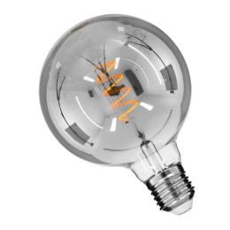 Λαμπτήρας Led Soft Spiral Filament 99139 G125 E27 6W 470lm Dimmable Fume GloboStar 6W