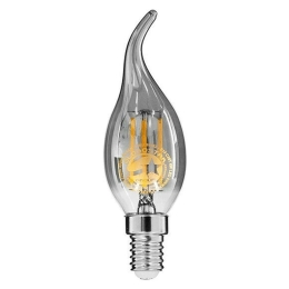 Λαμπτήρας Flame Edison Retro Led Filament Dimmable 99062 E14 4W 400lm 2700K Fume GloboStar 4W