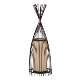 Φωτιστικό Δαπέδου Azores 01754 Φ30x90cm 1xE27 Dark Brown GloboStar