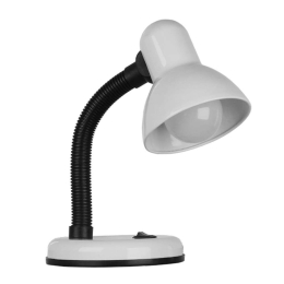 Φωτιστικό Επιτραπέζιο Student 01531 Φ12x32cm 1xE27 Black-White GloboStar