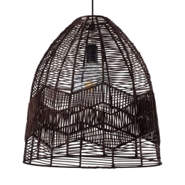 Φωτιστικό Οροφής Aloha 01752 Φ43x46cm 1xE27 Daek Brown GloboStar
