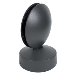 Φωτιστικό Τοίχου-Απλίκα Zeroda 60597 11x10x16cm LED 9W IP65 2700K Anthracite GloboStar
