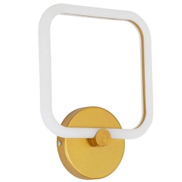 Φωτιστικό Τοίχου-Απλίκα Eliza 61344 22x5x28,5cm Led 960lm 8W Gold GloboStar