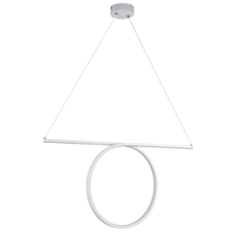Φωτιστικό Οροφής Rome 61295 65,5x4x33cm Led 2640lm 24W White GloboStar