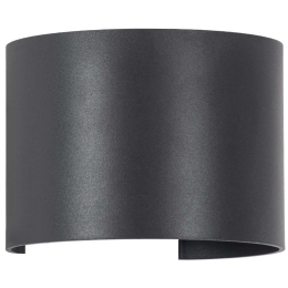Φωτιστικό Τοίχου-Απλίκα Axis-R 60636 10x10x10cm Up&Down Led 1150lm 10W 2700K Anthracite GloboStar