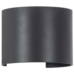 Φωτιστικό Τοίχου-Απλίκα Axis-R 60642 10x10x10cm Up&Down Led 1250lm 10W 6000K Anthracite GloboStar