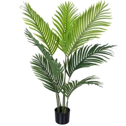 Τεχνητό Φυτό Areca Palm Tree 20008 Φ90x120cm Green Globostar Πολυαιθυλένιο,Ύφασμα