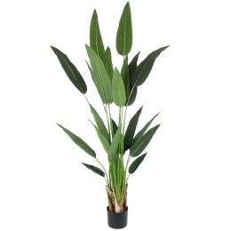 Τεχνητό Δέντρο Strelitzia 20030 180cm Green-Brown Globostar Πολυαιθυλένιο,Ύφασμα