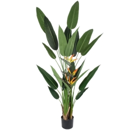 Τεχνητό Δέντρο Strelitzia Reginae 20033 180cm Multi Globostar Πολυαιθυλένιο,Ύφασμα