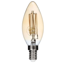 Λαμπτήρας Led Ultra Thin 99058 Φ3,5x10,5cm E14 2W 140lm Dimmable 2200K Honey Globostar 2W