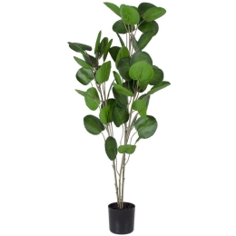 Τεχνητό Δέντρο Πολυσκιά 20374 110cm Beige-Green Globostar Πολυαιθυλένιο,Ύφασμα